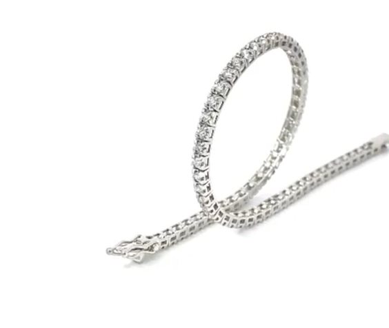 Bracciale Casciola Gioielli TENNIS in Oro bianco Diamante 3.50 Ct D 3.50 BTENQ01-F9 - D 3.50 BTENQ01-F9